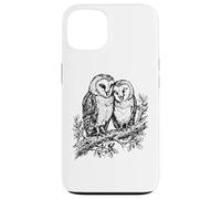 Carcasa para iPhone 13 Dos Búhos Vida Silvestre Bosque Observador De Aves
