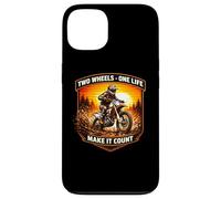 Carcasa para iPhone 13 Dos Ruedas One Life Make It Count Dirt Bike Rider Moto