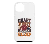 Carcasa para iPhone 13 Draft Night Arruined My Sleep Fantasía Fútbol Humor