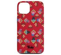 Carcasa para iPhone 13 DreamWorks Trolls Lunar New Year Red All-Over Print