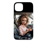 Carcasa para iPhone 13 Driving To Work Meme Funny