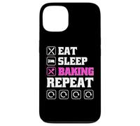 Carcasa para iPhone 13 Eat Sleep Bake Repeat Women Funny Mother's Day Baking Mom
