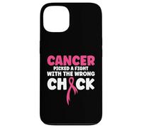 Carcasa para iPhone 13 El cáncer se peleó con la Chica equivocada Krebs Brustkrebs