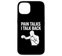 Carcasa para iPhone 13 El Dolor Habla I Talk Back mentalidad de Boxeo