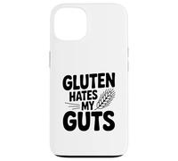 Carcasa para iPhone 13 El Gluten Odia mis entrañas