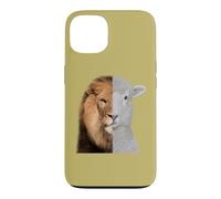 Carcasa para iPhone 13 El león y el Cordero