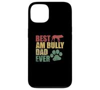 Carcasa para iPhone 13 El Mejor Perro de Mascota Bulldog de Am Bully Dad Ever