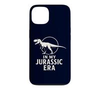 Carcasa para iPhone 13 En mi era jurásica, Divertidos fósiles prehistóricos de Dinosaurios T-Rex