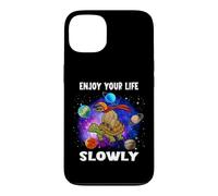Carcasa para iPhone 13 Enjoy Your Life Slowly Turtle Sloth Funny Sloths Turtles