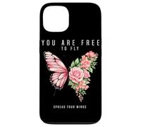 Carcasa para iPhone 13 Eres Libre de Volar extiende Tus alas Mariposa
