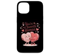 Carcasa para iPhone 13 Eres mi Humano Favorito, Abrazando Corazones, me Encanta el día de San Valentín