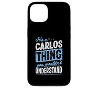 Carcasa para iPhone 13 Es una Cosa de Carlos Que no entenderías Nombre