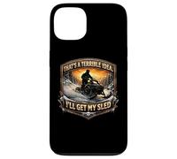 Carcasa para iPhone 13 Esa es una Idea Terrible. Obtendré mi Broma sobre Motos de Nieve con Trineo