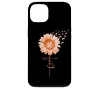 Carcasa para iPhone 13 Esclerosis múltiple Fe MS Conciencia Girasol Cinta Chica