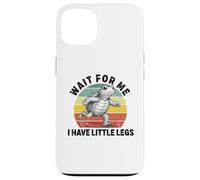 Carcasa para iPhone 13 Espérame Tengo piernas lentas Funning Turtle Running