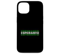 Carcasa para iPhone 13 Esperanto - Diseño de Texto de lenguaje de Estilo Retro de los años 70