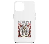 Carcasa para iPhone 13 Espíritu Wendigo Críptido Terror Folklore Bosque
