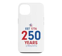 Carcasa para iPhone 13 EST 1776 250 Years of Making History Patriotic American USA
