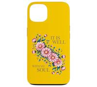 Carcasa para iPhone 13 Está Bien con mi Alma - Flores