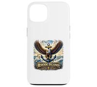 Carcasa para iPhone 13 Estado del Patrimonio Marítimo de Rhode Island Eagle