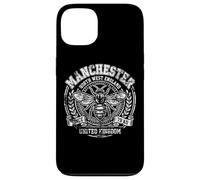 Carcasa para iPhone 13 Estampado Blanco Envejecido con Abejas de Manchester, Inglaterra, Reino Unido, Desde el 79 d.C.