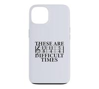 Carcasa para iPhone 13 Estos Son Tiempos DIFÍCILES Funny Music Teacher Musician Meme