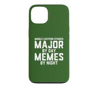 Carcasa para iPhone 13 Estudios del Medio Oriente Major by Day Memes Noche Cercano Oriente