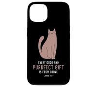 Carcasa para iPhone 13 Every Good & Purrfect (Gift) is from Above - James 1:17 Cat