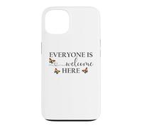 Carcasa para iPhone 13 Everyone is Welcome Here Pride Sign Lesbian Butterfly Pride
