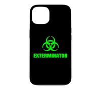 Carcasa para iPhone 13 Exterminador Técnico de Control de Plagas Símbolo Cool Biohazard
