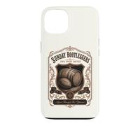 Carcasa para iPhone 13 Fantasía Fútbol Domingo Bootleggers Whisky Etiqueta Estilo