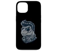 Carcasa para iPhone 13 Fantásticos Tonos de Estilo Rock Roll Retro Tipo Dinosaurio T-Rex