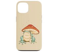 Carcasa para iPhone 13 Farmcore Frog and Mushroom Umbrella Aesthetic Cottagecore