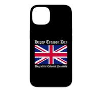 Carcasa para iPhone 13 Feliz día de traición Campesinos coloniales ingratos, 4 de Julio