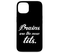 Carcasa para iPhone 13 Feminismo Brains Are The New Tits Divertido Regalo Feminista