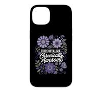 Carcasa para iPhone 13 Fibromialgia crónicamente Impresionante diseño Floral de Dolor crónico