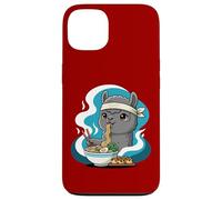 Carcasa para iPhone 13 Fideos Ramen Alpaca Japón Y2K Kawaii Alpacas Anime