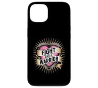 Carcasa para iPhone 13 Fight Like a Warrior Strong Heart - Cita Motivacional