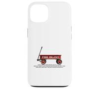 Carcasa para iPhone 13 Fire Island Retro Rojo vagón Playa Verano Vacaciones Amigo