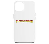 Carcasa para iPhone 13 Flash Gordon Classic Rojo & Amarillo Texto Logo Comic