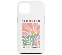Carcasa para iPhone 13 Florece como una Flor Salmos 103:15 Fe Cristiana