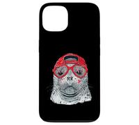Carcasa para iPhone 13 Foca Divertida con Gafas Rojas y Estilo Marino