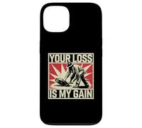 Carcasa para iPhone 13 Frase Detector de Metales Your Loss Is My Gain