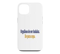 Carcasa para iPhone 13 Frase Orgullo Andaluz Identidad Cultural Española