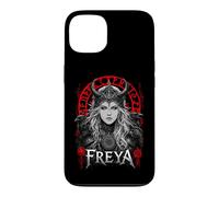 Carcasa para iPhone 13 Freya Diosa Nórdica Mitología Germánica Runas Vikingas