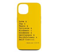 Carcasa para iPhone 13 Frutas del Espíritu Palabras