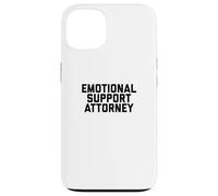 Carcasa para iPhone 13 Fun Emotional Support Attorney Lawyer Joke