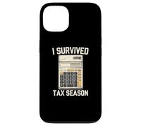 Carcasa para iPhone 13 Fun I Survived Tax Season Sarcástico Contador Oficina Cotizaciones