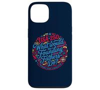 Carcasa para iPhone 13 Fundadores Revolución USA 250 Patriot