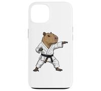Carcasa para iPhone 13 Funny Capybara Doing Karate Samurai Ninja Capybara